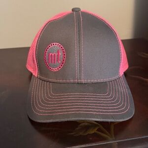 Pink and Gray Mesh Cap